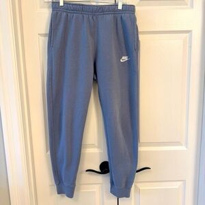 Men’s Nike sweatpants joggers blue grey size medium